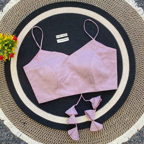 BL 6582 Slub Silk Blouse