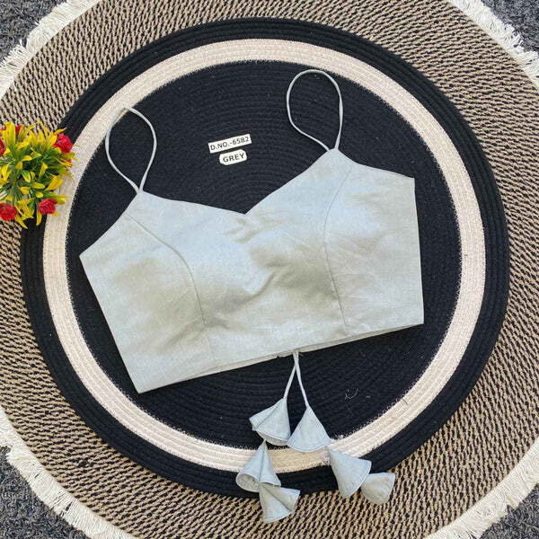 BL 6582 Slub Silk Blouse