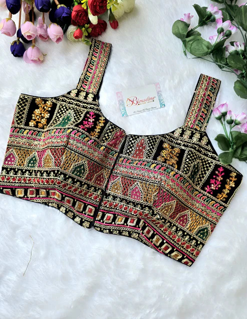 BL1722 Premium Georgette Embroidered Blouse