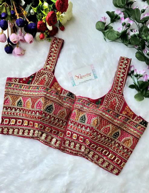 BL1722 Premium Georgette Embroidered Blouse