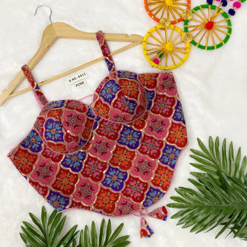 BL 6413 Fancy Crepe Viscose Blouse