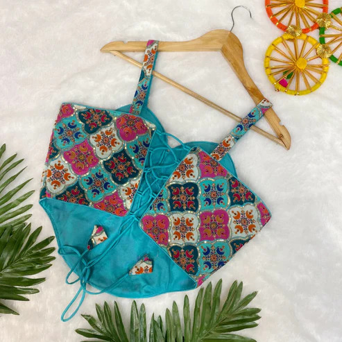 BL 6413 Fancy Crepe Viscose Blouse