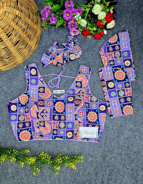 BL 6400 Crepe Viscose Position Print Blouse