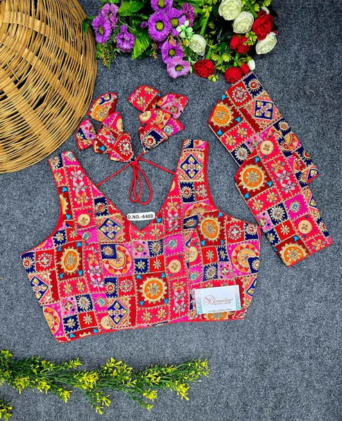 BL 6400 Crepe Viscose Position Print Blouse