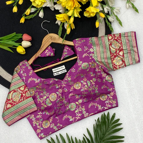 BL 6545 Jacquard Sweetheart Neck Blouse