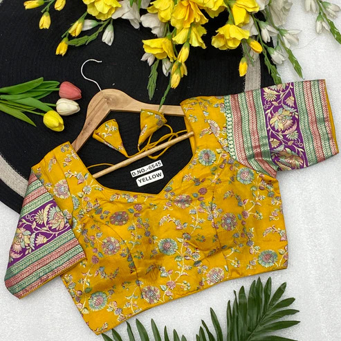 BL 6545 Jacquard Sweetheart Neck Blouse