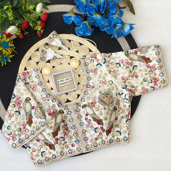 BL 6671 Hand work Bridal Blouse