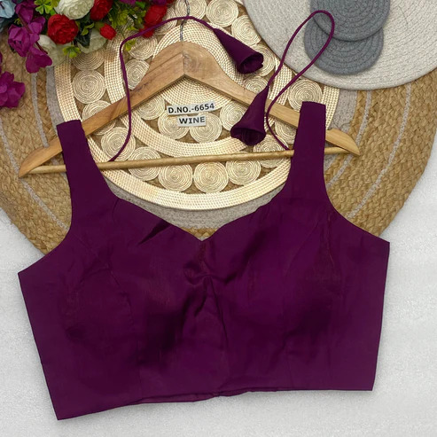 BL 6654 Premium Broad Strap Sleeveless Blouse