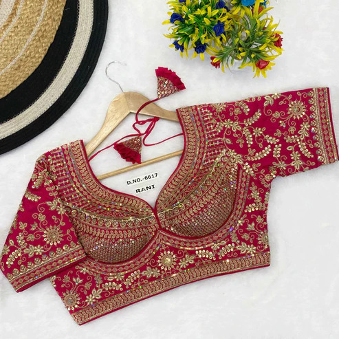 BL 6617 Premium Italian Silk Bridal Blouse