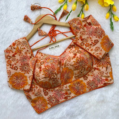 BL 6416 Crepe Viscose Position Blouse