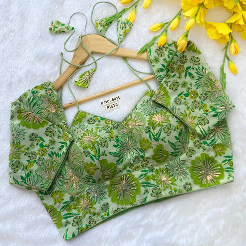 BL 6416 Crepe Viscose Position Blouse