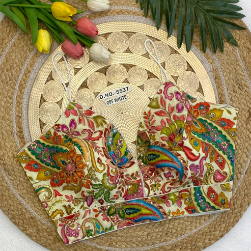 BL 5537 Spaghetti Deep V-Neck Blouse