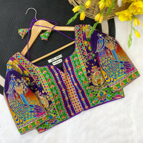 BL 5913 Navratri Viscose Position Blouse