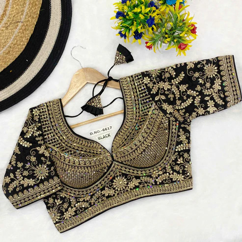 BL 6617 Premium Italian Silk Bridal Blouse