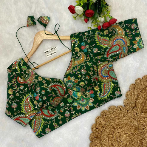 BL 6558 Pure Viscose Natural Crepe Blouse