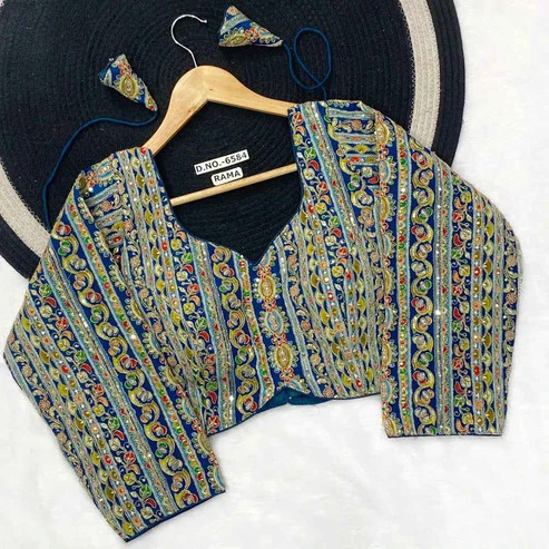 BL 6584 Apple Cut Natural Crepe Viscose Blouse