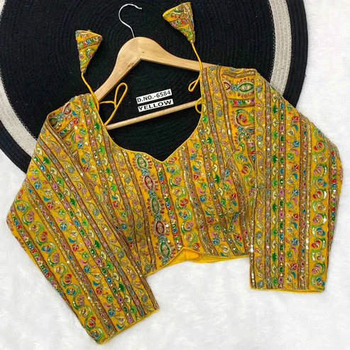 BL 6584 Apple Cut Natural Crepe Viscose Blouse