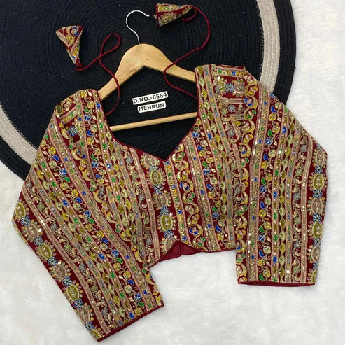 BL 6584 Apple Cut Natural Crepe Viscose Blouse