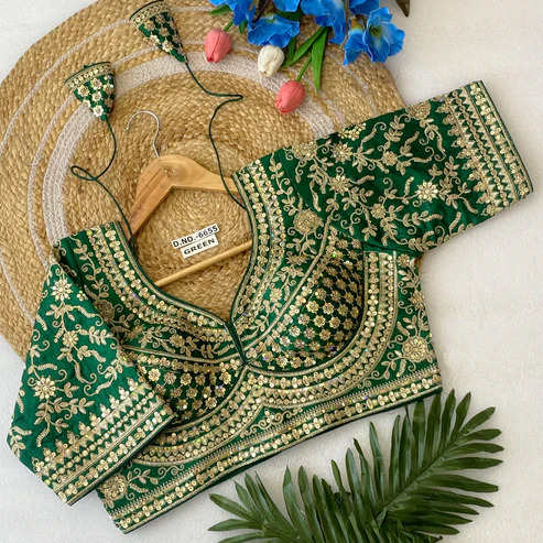 BL 6655 Special Heavy Handwork Bridal Blouse