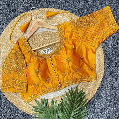 BL 6641 Vichitra Silk Blouse