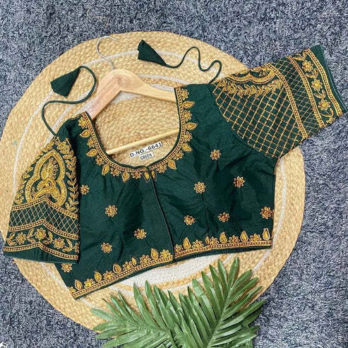 BL 6641 Vichitra Silk Blouse