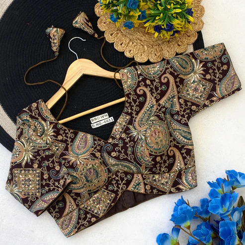 BL 6611 V-Neck Blouse