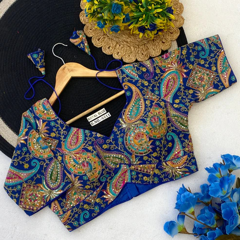 BL 6611 V-Neck Blouse