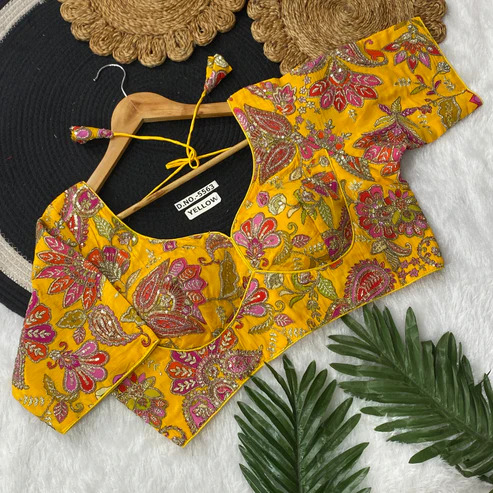 BL 5563 Fancy Crepe Viscose Position Print Blouse