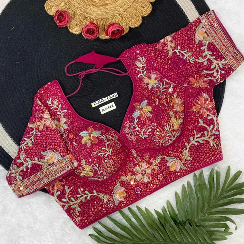 BL 6548 Georgette Embroidery Blouse