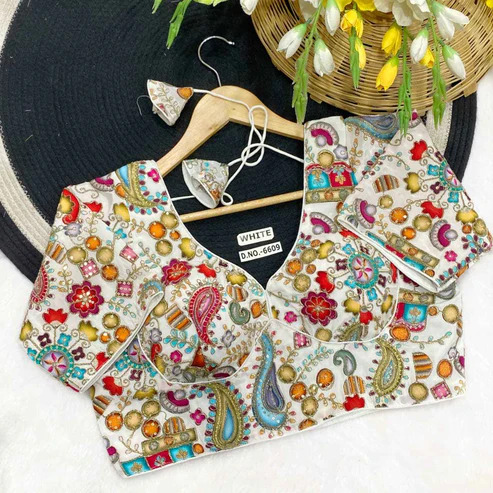 BL 6609 Viscose Crepe Pojisan Blouse