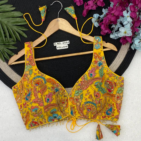 BL 6564 Crepe Viscose Spaghetti Blouse