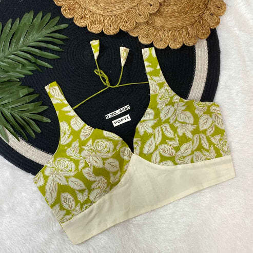 BL 6488 Fancy Khadi Cotton Blouse