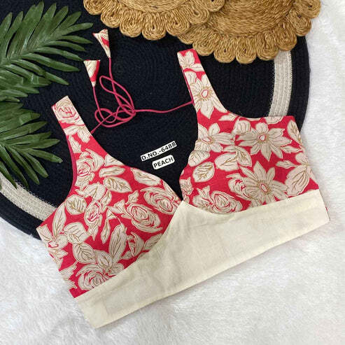 BL 6488 Fancy Khadi Cotton Blouse