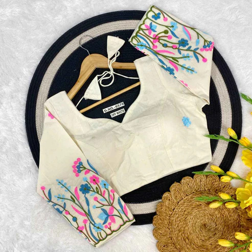 BL 6576 New Collection Khadi Cotton Blouse