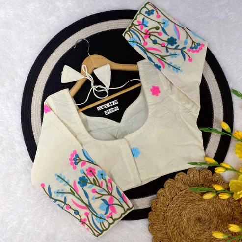 BL 6576 New Collection Khadi Cotton Blouse