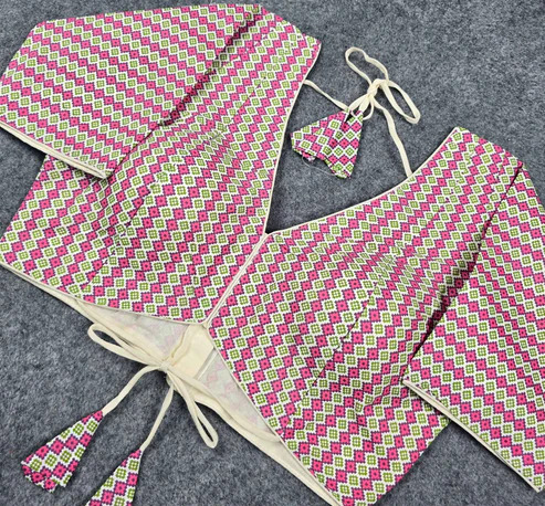 BL 6399 Premium Cotton Printed Blouse