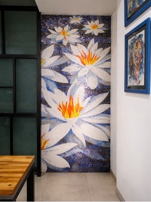 Glass Mosaic Swimming Pool Tiles - Density: 2.5 Gram Per Cubic Centimeter(G/Cm3)