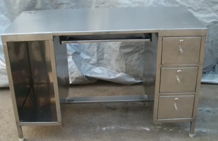 Stainless Steel Computer Table