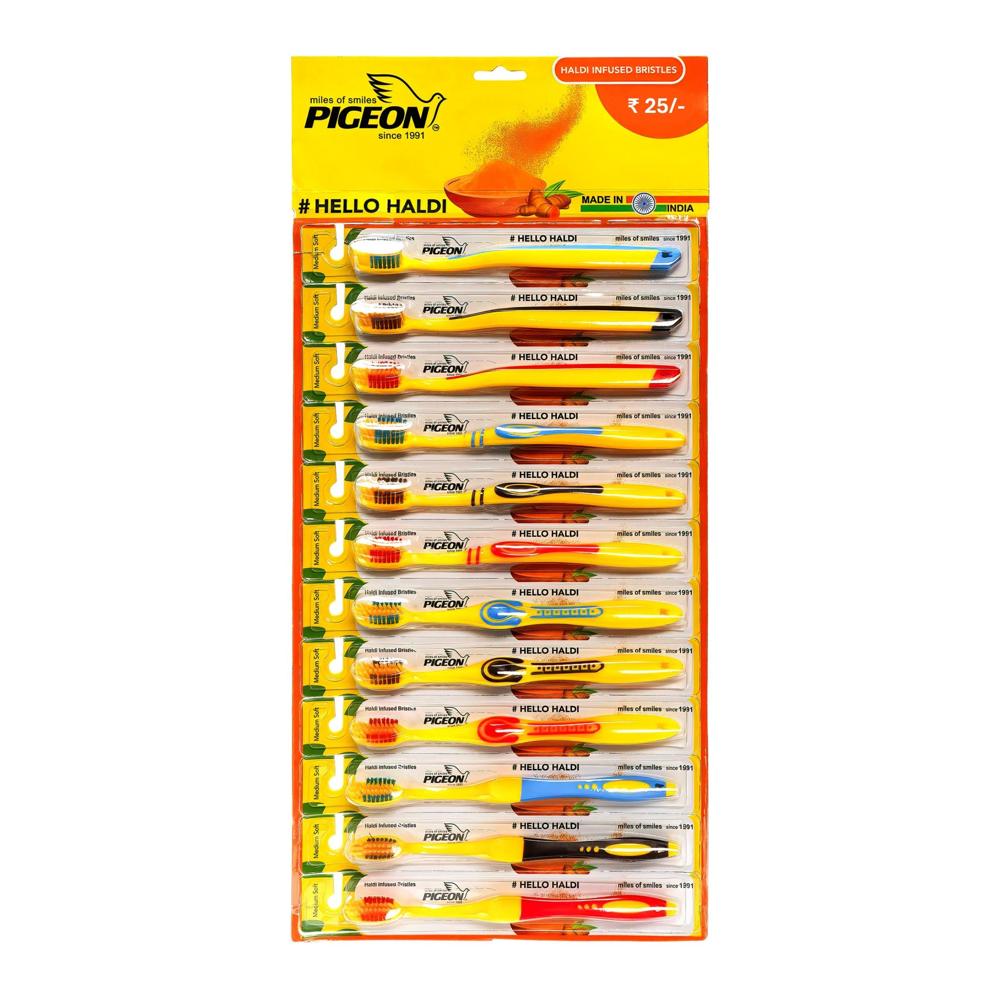 Pigeon Hello Haldi - Bristle Color: Multi