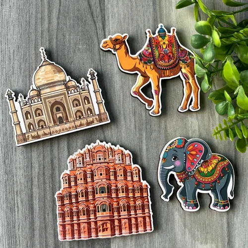 Mdf Fridge Magnet - Color: Multi