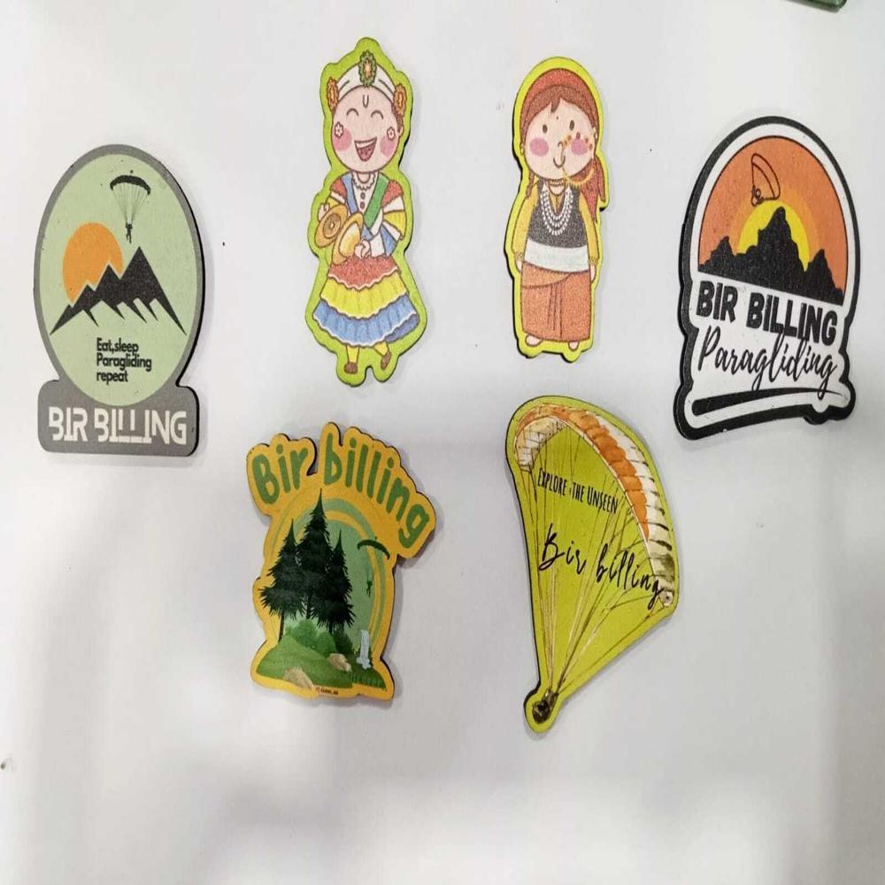 Mdf Fridge Magnet - Color: Multi