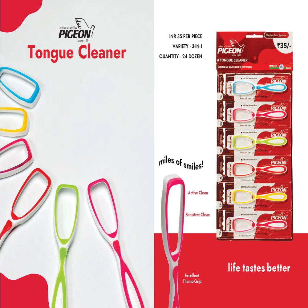 Pigeon Tongue Cleaner - Brush Attributes: Easy To Use
