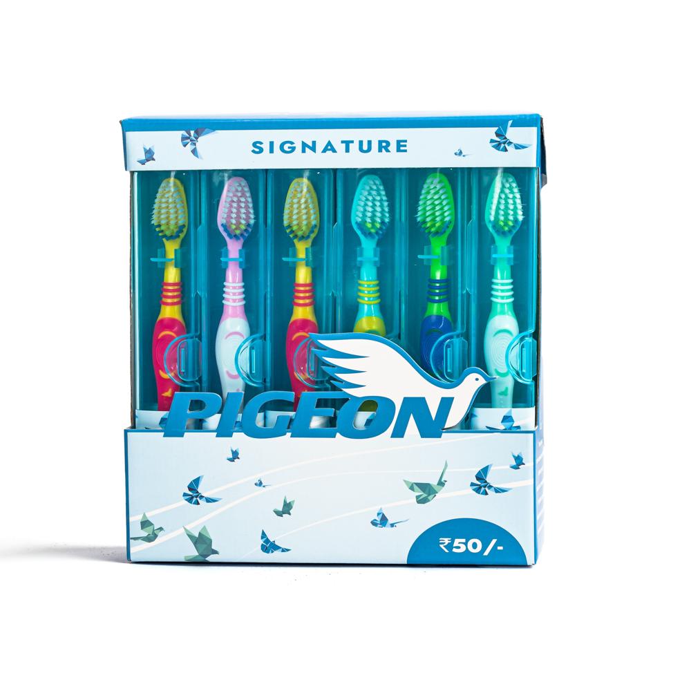 PIGEON SIGNATURE IN HYGIENE CASE