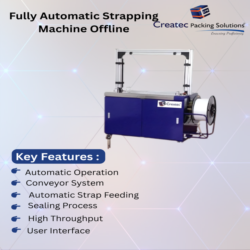 Automatic Strapping Machine - Color: Blue