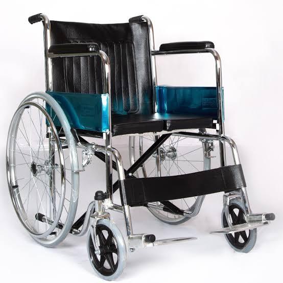 Wheelchair Chrome With Cushion