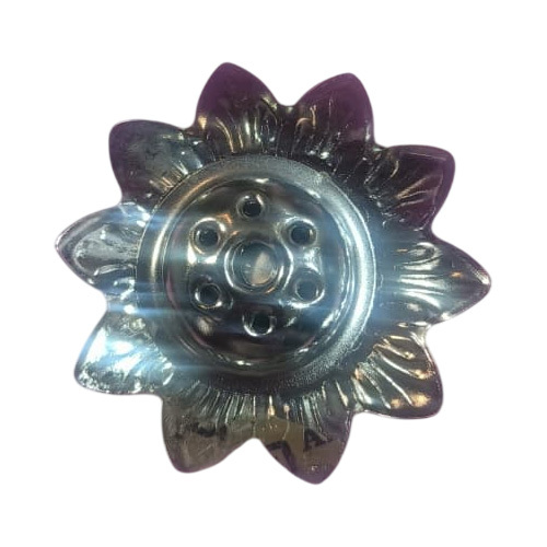 1 No Surajmukhi Silver Plated Agarbatti Stand