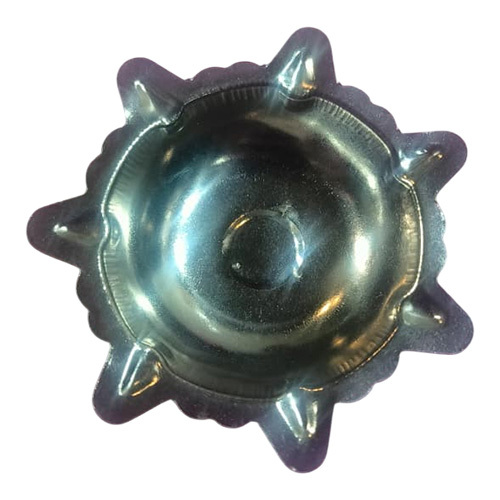 8 No Silver Plated Pooja Diya