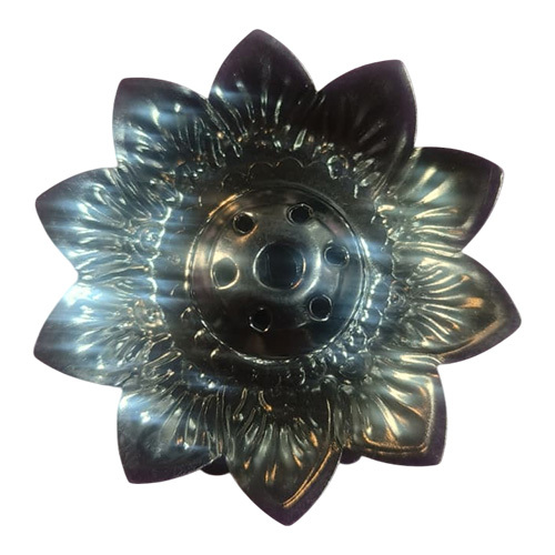 Surajmukhi Betha Silver Plated Agarbatti Stand