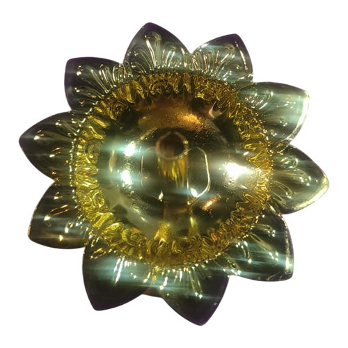 Nand Deep Surajmukhi Gold Plated Pooja Diya
