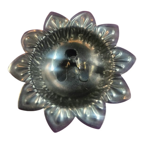 Nand Deep Surajmukhi Silver Plated Pooja Diya Nand Deep Surajmukhi Silver Plated Pooja Diya